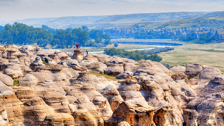 Kanada Alberta Writing-on-Stone Provincial Park Foto iStock ronniechua